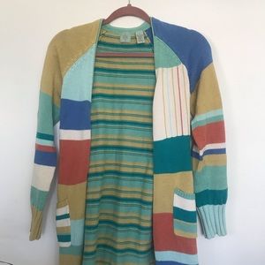 Colorful Striped Anthro Sweater